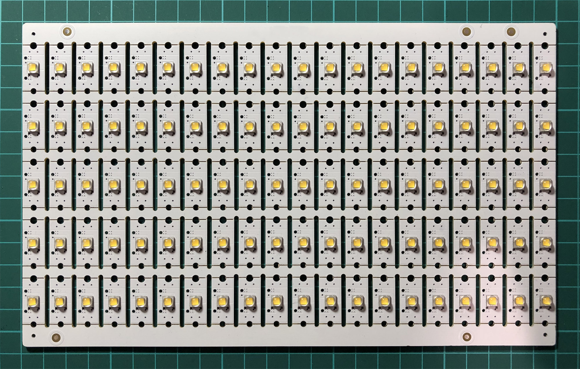 The LED array PCB